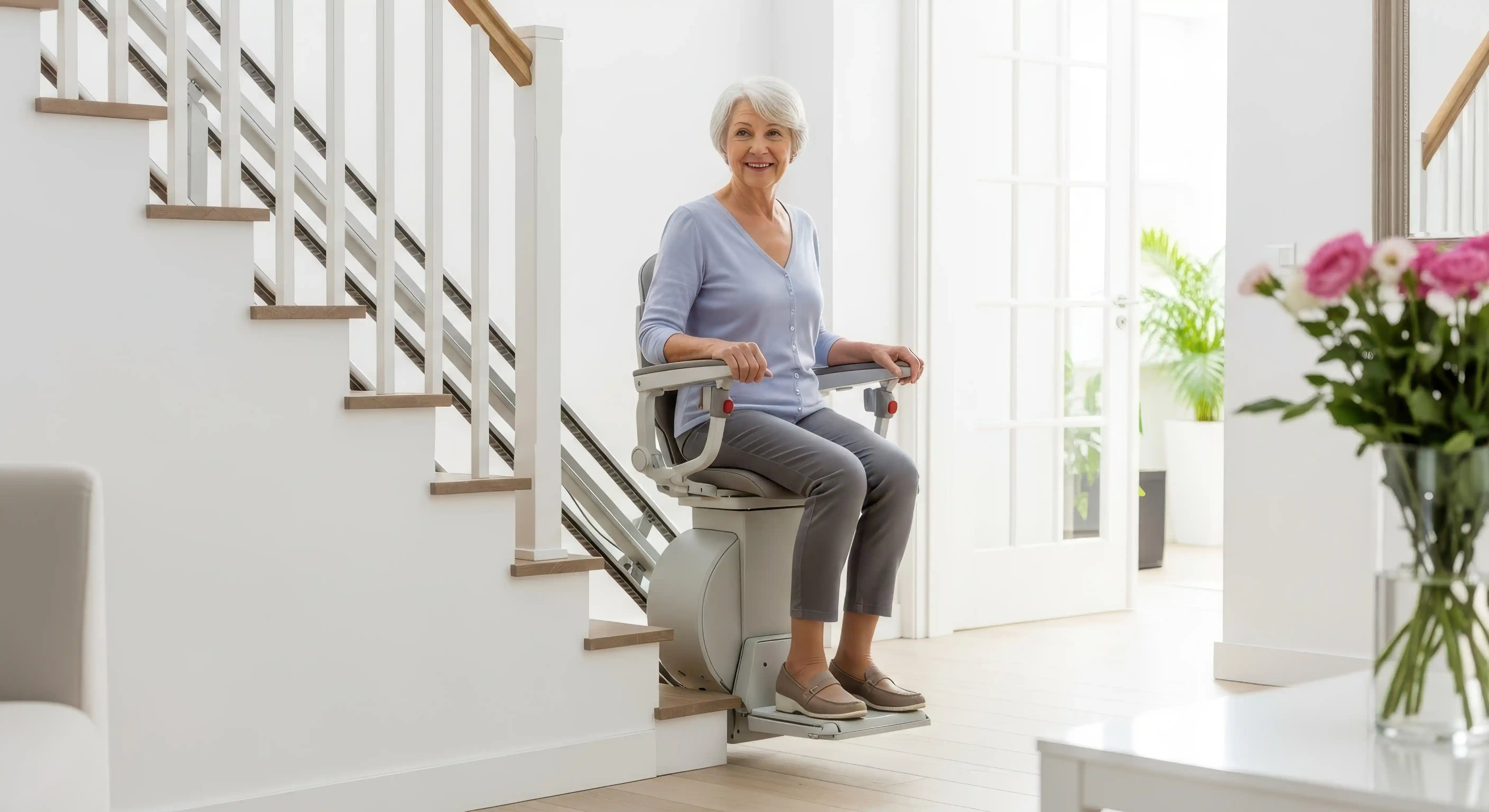 Image installation monte escalier 1 monte escalier solide